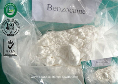 Σκόνη 99,6% δολοφόνων πόνου CAS 94-09-7 Benzocaine πρότυπα Assy USP